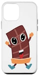 Coque pour iPhone 12 mini Une amusante tablette de chocolat avec des cœurs en chocolat