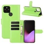 Google Pixel 4A 5G      Pu Wallet Case    [Green]