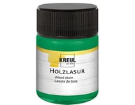 Kreul 78512-Lasure Acrylique Couleurs intenses, Pot de 50 ml en Vert Sapin, pour Bois Non traité et papiers naturels absorbants, Fluide-Peinture Liquide, Base d'eau, Fir Green