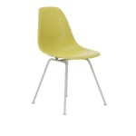 Vitra - Eames RE Plastic Chair DSX 92 Citron, White Base - Matstolar - Charles & Ray Eames - Gul - Metall/Plast