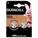 Duracell DL2032 Batteries CR2032 (2 Pack)