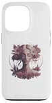 Coque pour iPhone 13 Pro Sculpture Femme Femmes Autonomisation Fleurs