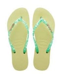 HAVAIANAS SLIM GLITTER FLOURISH Rubber flip flops