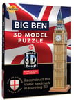 Cheatwell Games - BYO 3D Puzzle of Big Ben in London - 3D Puzzles for Kids Adults - Large Jigsaw Puzzles for Kids Model Kit to Build - Gifts for Children and Adults, 44 Pieces