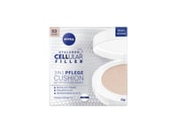 Nivea Hyaluron Cellular Filler 3In1 Care Cushion, Alla Hudtyper, Medium, Medium Dark, Beige, Ask, Löst Puder