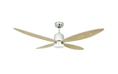 AireRyder Stratus Ventilateur de plafond à économie d’énergie avec éclairage et télécommande, avec pâles pâles pointues, couleur érable, 132 cm