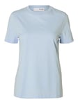 Myessential Ss O-Neck Tee - Cashmere Blue