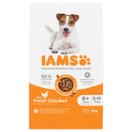 IAMS Advanced Nutrition Senior Small & Medium Dog med kyckling - Ekonomipack: 2 x 5 kg