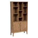 Bibliothèque 2 Portes Design "Sabor" 190cm Beige