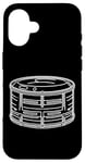 iPhone 16 Steel Drums Line Art For Musicians Steel Drum Case