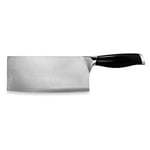 Ken Hom KH511 Couperet de Cuisine, Couteau de Chef Chinois, Couteau Cuisine Couteau de Chef Professionnel, 18cm, Acier Inoxydable,Passe au lave-vaisselle