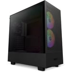 NZXT H5 Flow RGB Edition ATX Mid Tower Case - Black CC-H51FB-R1