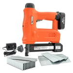 Tacwise 1701 Master Nailer 20V 191 Agrafeuse/Cloueuse Sans Fil avec 1000 Agrafes et 2000 Clous