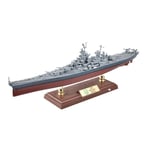 Lllunimon 1/700 USS Missouri Battleship Modèle Diecast Metal Static Military Shipship Modèle Miniature Replica Collection