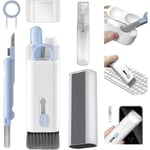 Kit de Nettoyage électronique 7 en 1, Kit de Nettoyage de Clavier avec Brosse, Stylo de Nettoyage pour Airpods Pro, Adapté aux écouteurs, Ordinateur