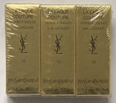 Ysl Nail Lacquer 18 Bleu Majorelle 10ml New 3 Pack Sealed