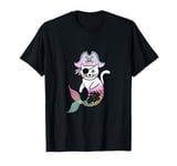 Pirate Mermaid Cat Cats Lover Kitten Pet Owner T-Shirt