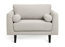 Habitat Jacob Fabric Cuddle Chair - Stone