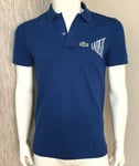 LACOSTE BLUE POLO SHIRT REGULAR FIT SIZE 2 / XS RETAIL €109 BNWT