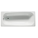 Baignoire avec pieds CONTESA 140x70 en acier blanc - ROCA - A236196000