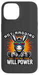 Coque pour iPhone 14 Ne pas argumenter juste tester votre volonté Power Têtu Donkey Pun