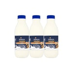 Delamere Dairy Whole Sterilised Milk - 3 x 1L