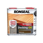 Ronseal 36938 Ultimate Protection Decking Oil Dark Oak 2.5 litre