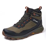 Berghaus Men's VC22 Multisport Gore-Tex Waterproof Mid Walking Hiking Boots | Durable | Waterproof | Breathable | Gore Tex | Vibram, Dark Brown/Dark Green, 8.5 UK