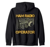 Amateur Ham Radio Operator CB Radio Enthusiast Ham Radio Dad Zip Hoodie