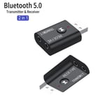 BT5.0 Bluetooth-sovitin Langaton audiovastaanotin ja -lähetin, kaksitoiminen Bluetooth 5.0 USB-sovitin kaiutinkuulokkeille