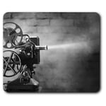 Vintage Old Movie Projector Films Cinema Mouse Mat Pad Computer PC Laptop Gaming Office Home Desk Accessory Gadget #43727