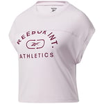 Reebok Women's Workout Ready Supremium T-Shirt, Frost Berry, M