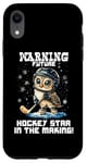 Coque pour iPhone XR Warning future hockey star in the making