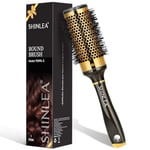 Brosse Cheveux Bouclés - Shinlea Brosse Ronde Brushing Anti-Traction Pour Femme, Démêlant, Coiffant Et Séchant, Ajoutant Du Volume Et De La Brillance Pour Les Cheveux Fins