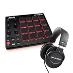AKAI Professional MPD218 - USB MIDI Controller with 16 MPC Drum Pads + M-Audio AIR|HUB - USB/USB-C Desktop Audio Interface with Built-In 3-Port Hub and Software Suite