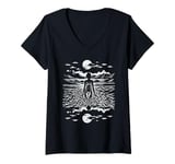 Womens Lady of the Lake s Medieval Avalon s Arthurian Legend V-Neck T-Shirt