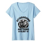 Womens Otterhound Anything Else Otterhounds V-Neck T-Shirt