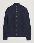 Polo Ralph Lauren Cotton Knitted Cardigan Navy Melange