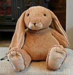 LARGE BROWN SNUGGLY BUNNY SOFT TOY by JOMANDA