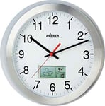 Peweta 51161.315 Horloge Murale Arab.Chiffres 30 cm Horloge Radio 1,5 V LCD 51.161.315