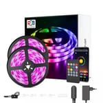 ColorRGB LED slinga RGB5050 Music Sync LED Strip LED-ljusremsa MultiColor 5m music led strip 30led/m