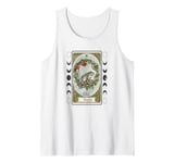 The World Fun Frog Graphic Tarot Card Style, Cool Frog Tank Top