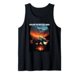 Explore The Path Less Taken bear hiking camping mountains Tank Top