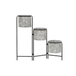 Cache-pot DKD Home Decor Gris Métal [82 x 25 x 81 cm]