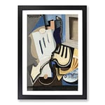 Big Box Art Still Life Vol.4 by Roger De La Fresnaye Framed Wall Art Picture Print Ready to Hang, Black A2 (62 x 45 cm)