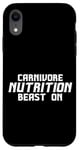 iPhone XR Carnivore Nutrition Beast On Protein Diet Strength Case