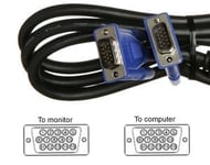 EIZO BLACK VGA-CABLE D-SUB 15P MINI - D-SUB 15P MINI CABL