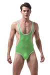 Body En Nylon Pour Homme, Sous-Vêtement Ultra-Fin En Soie Glacée, Corset Transparent