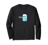 Funny Lactose Tolerance Dairy Cow Milk Lactose Tolerant Long Sleeve T-Shirt