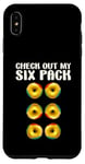 Coque pour iPhone XS Max Check Out My Six Pack Funny Donut Lovers Workout Gym